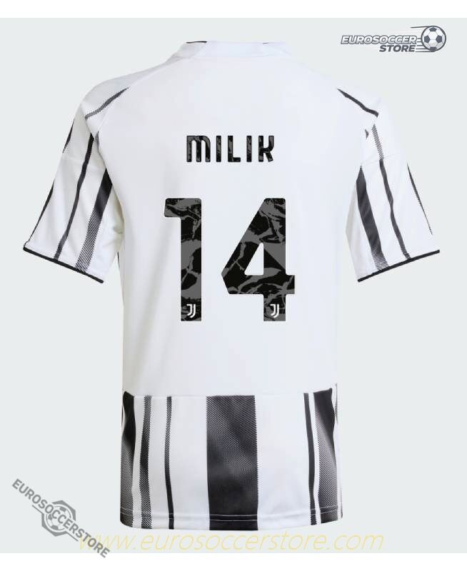 Juventus 25-26 Home MILIK 14 Jersey with Jeep Sponsorship