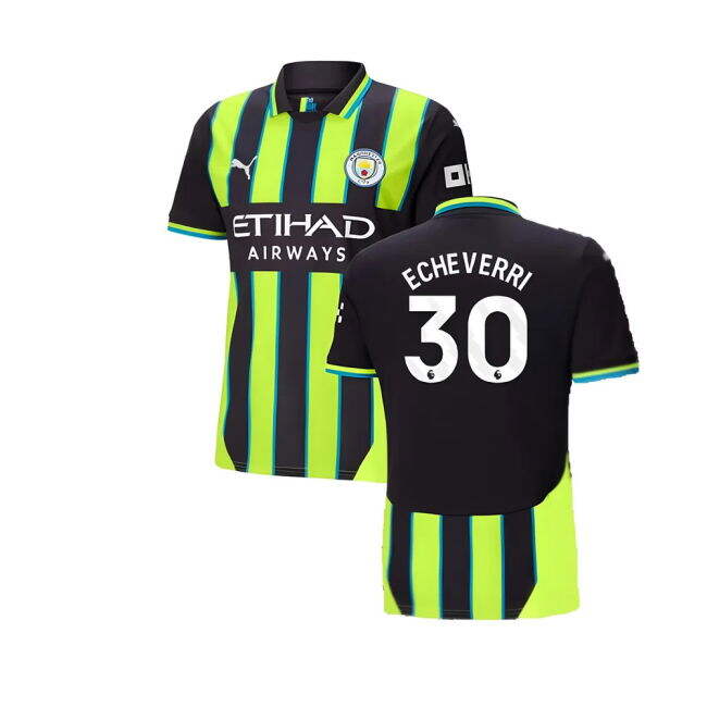 Man City Original 2024-2025 Man City Away Shirt (Echeverri 30)
