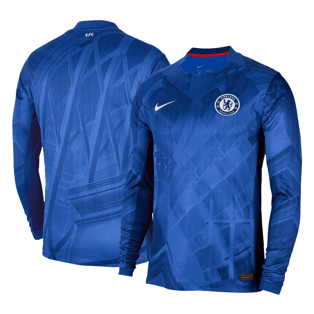 Chelsea Home Long Sleeve Soccer Jersey 2025/26