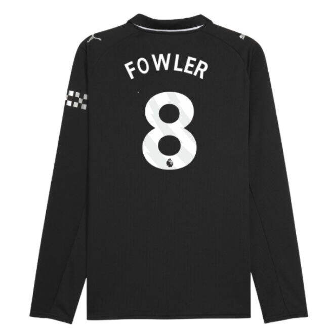 2025-2026 Man City Long Sleeve Away Shirt (Fowler 8)