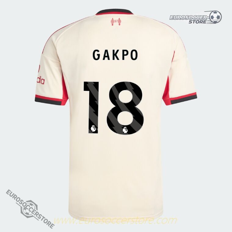 Liverpool GAKPO 18 Away Jersey 25-26