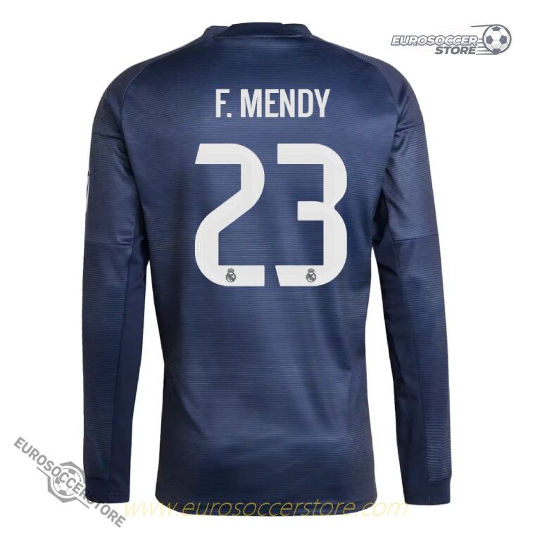 Real Madrid 25-26 Away Long Sleeve Jersey F. MENDY 23