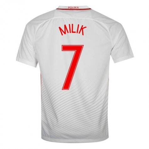Poland Home 2016 Milik 7 Soccer Jersey Shirt - Official Replica 23931