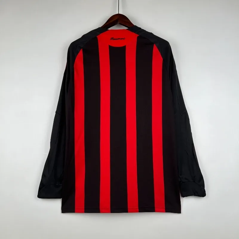 2008-2009 AC Milan Long Sleeve Jersey retro kit