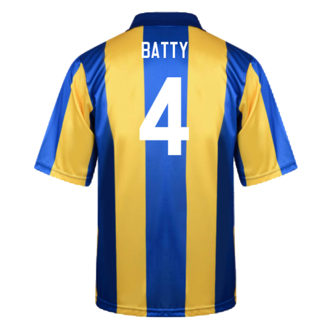 match worn Leeds United 1993-1994 Away Shirt (XL) (Very Good) (Batt...