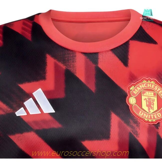 2025-2026 Man Utd Pre-Match Warm Top (Red)