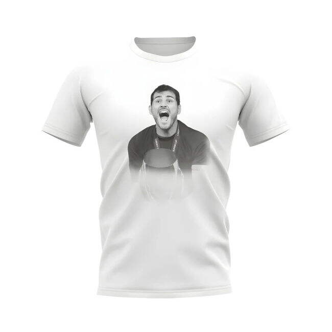 Iker Casillas Real Madrid Legend T-Shirt (White)