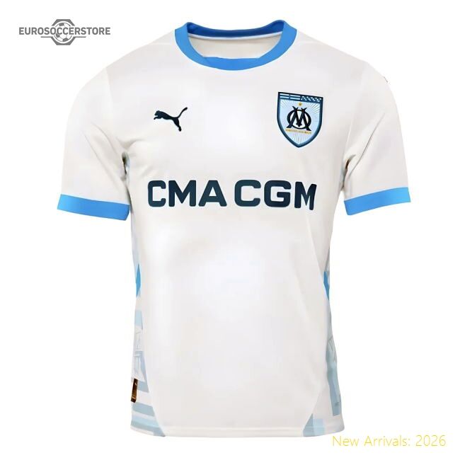 Official Match-Day 2024-2025 Marseille Home Shirt