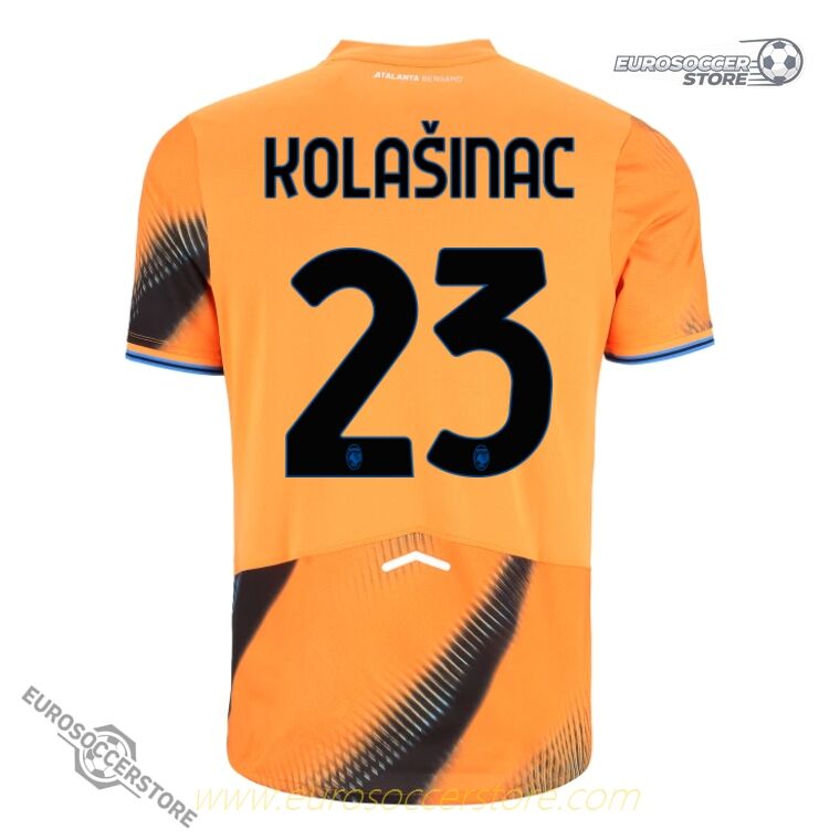 Atalanta 25-26 Season Third Jersey - KOLAŠINAC #23 (KOLAŠINAC's 23 Third Jersey for Atalanta 25-26)