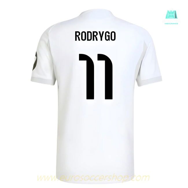 2025-2026 Real Madrid Authentic Home Shirt (Rodrygo 11)