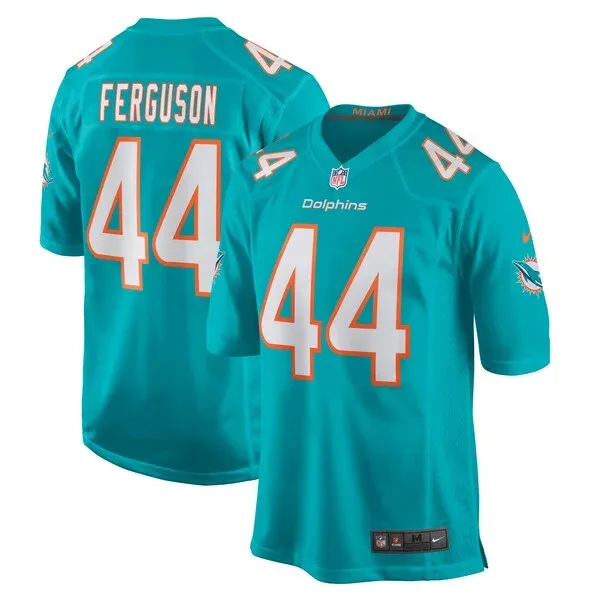 None Blake Ferguson Game Jersey - Aqua | NFL Player Jersey | NFL Footb