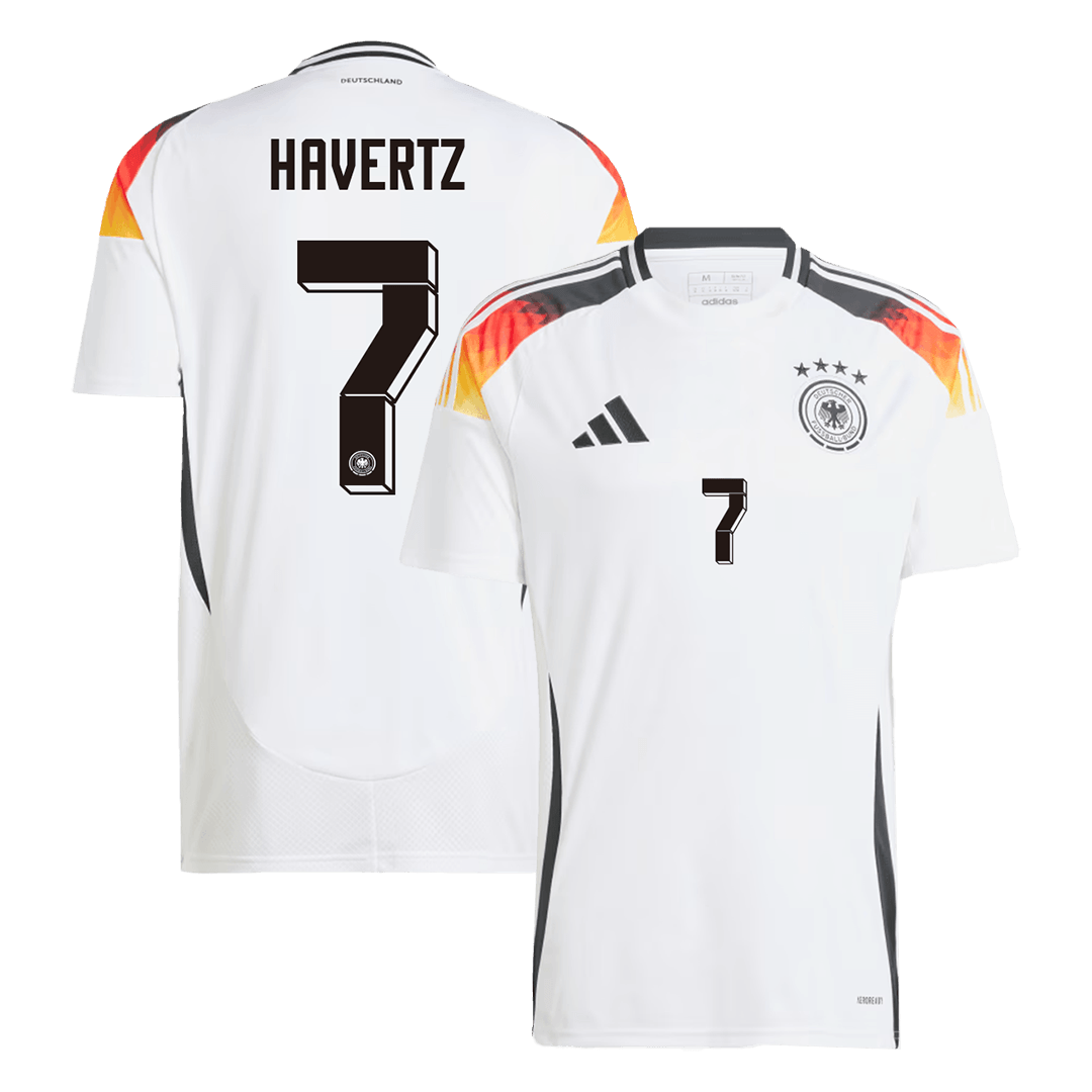 UEFA Euro 2024 Germany Home HAVERTZ 7 Soccer Jersey Football Shirt -