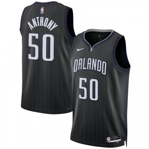 Orlando Orlando Magic #50 Cole Anthony Unisex Nike Black 2022-23 Swingman Jersey ¨C City Edition Mens