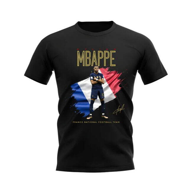 Kylian Mbappe France Celebration T-Shirt (Black)