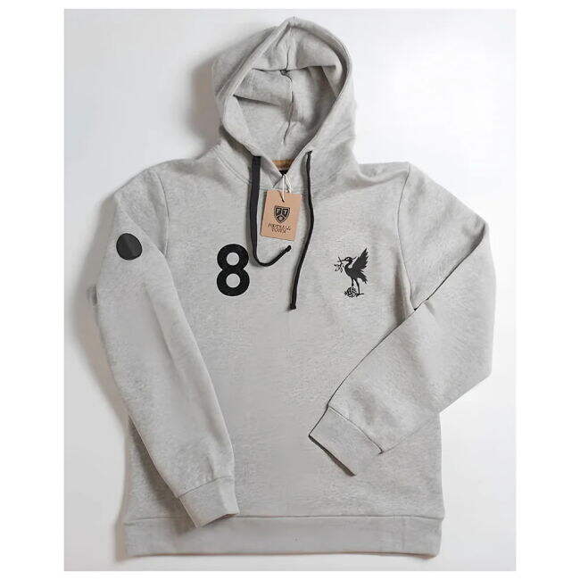 Retro Liverpool Liverpool Hoodie The Bird Grey for Match Support