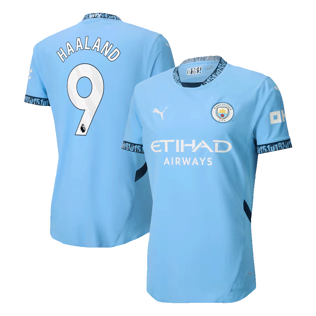 Player Version HAALAND #9 Manchester City Home Soccer Jersey 2024/25Au