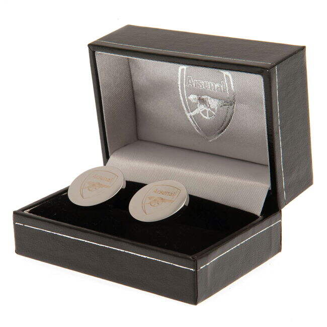 Arsenal FC Stainless Steel Round Cufflinks - authentic style