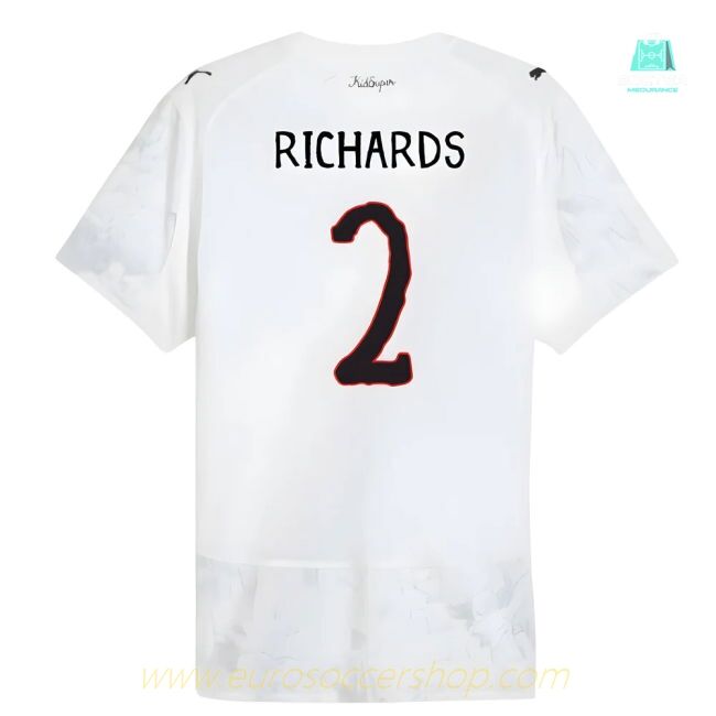2025-2026 KIDSUPER x Manchester City CWC Authentic Shirt (White) (Richards 2)