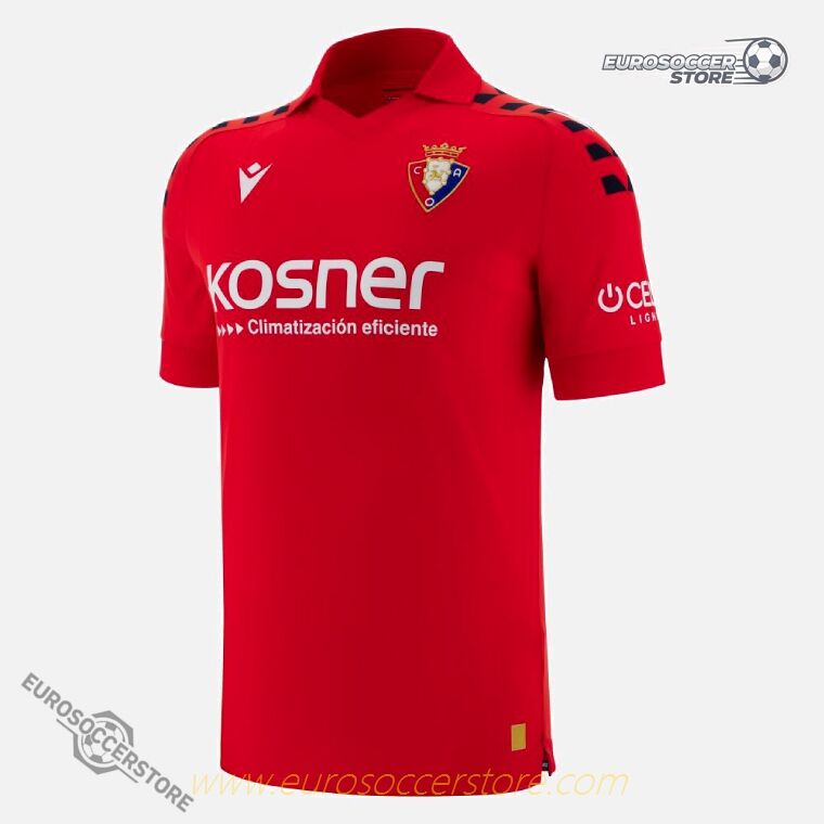 Osasuna's 25-26 Season Home Football Jersey for CA Osasuna Team