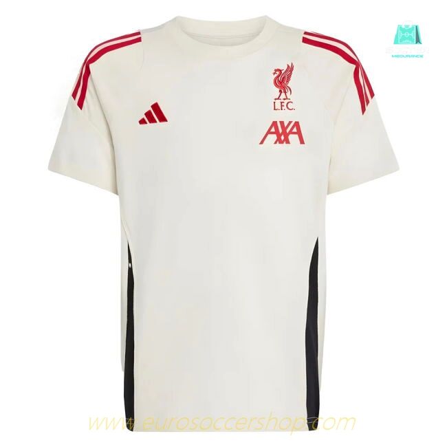 2025-2026 Liverpool Training Tee (White) - Kids