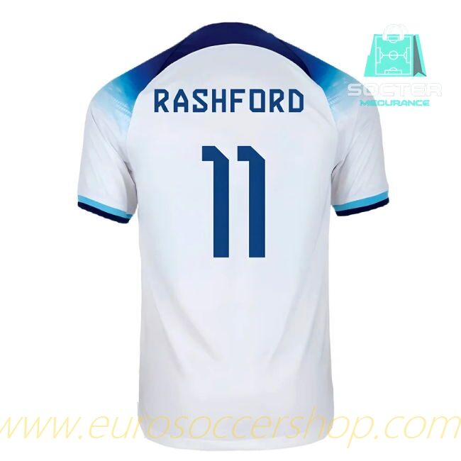 2022-2023 England Home Football Shirt (Rashford 11)