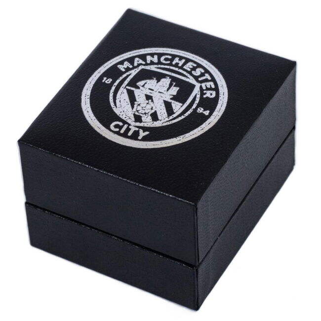 Adult Manchester City FC Sterling Silver Stud Earring