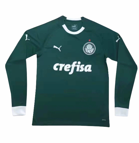Palmeiras Home 201920 Long Sleeve Soccer Jersey Shirt - Official