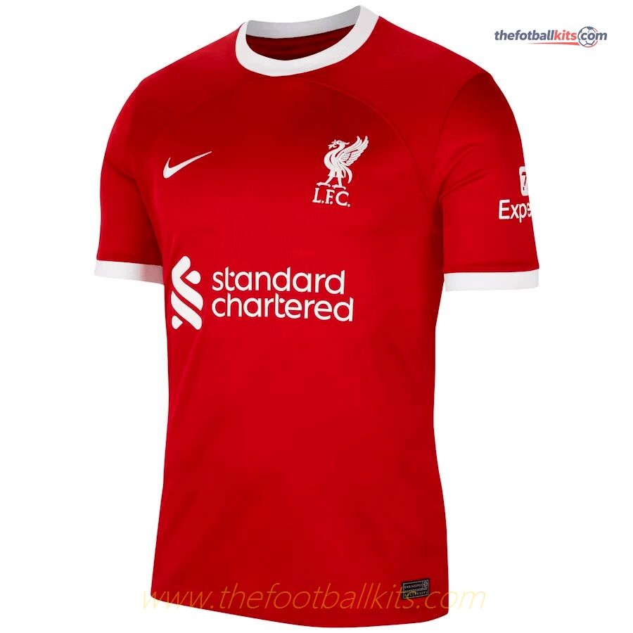 Liverpool Home Soccer Team Jersey 2023-24 Edition