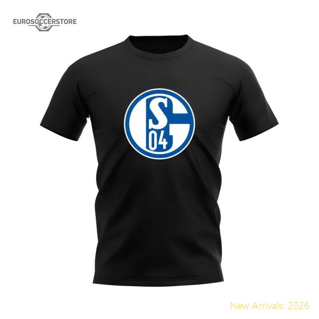 Schalke Badge Supporter Tee (black) - Cost-effective - Match Quality