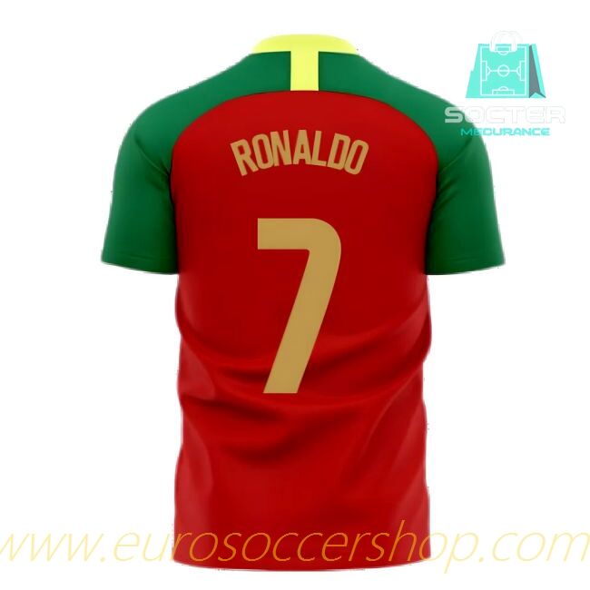 2025-26 Collection International Portugal Home Football Shirt Libero Collection (RONALDO 7)