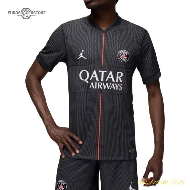 Premium Supporter 2025-2026 Psg Authentic Fourth Shirt