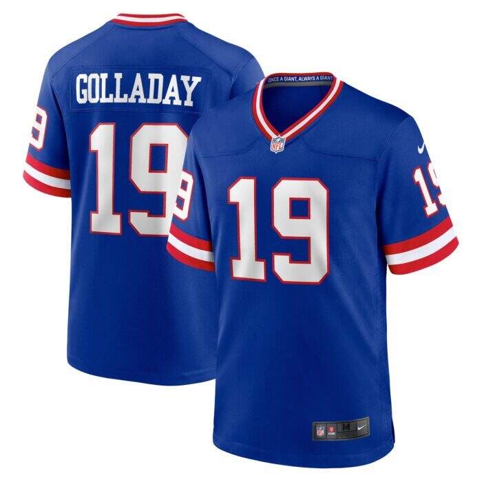 Men's New York Giants Kenny Golladay Nike Royal Classic Pl...