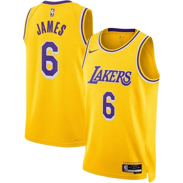 LeBron James LAL Swingman Jersey - superior modern - Icon Edition