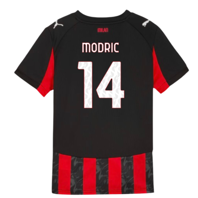 2025-2026 ACM Home Shirt (Kids) (Modric 14) Quick Dry Reinforced Seams