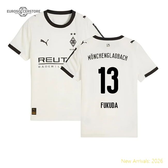First-class 2025-2026 Borussia Mgb Home Shirt (kids) (fukuda 13)