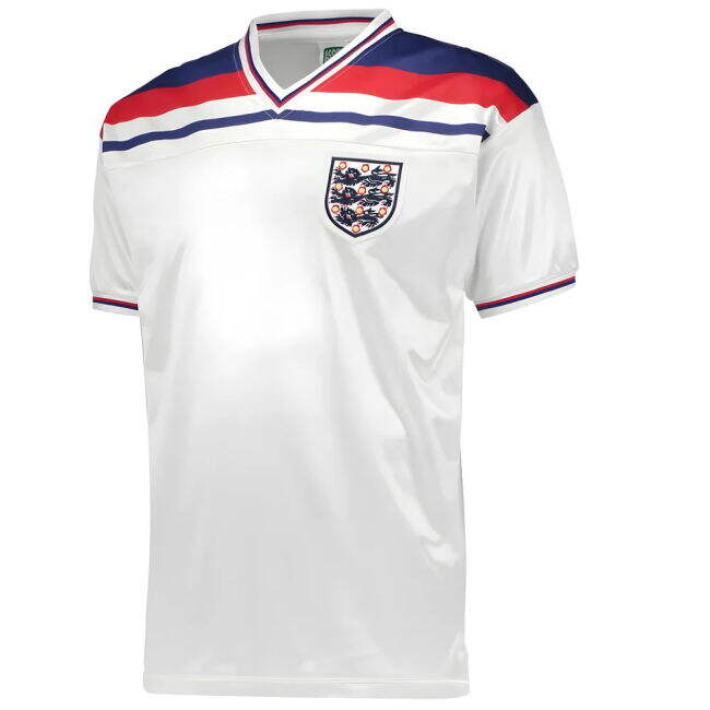 Score Draw England World Cup 1982 Home Shirt (Butcher 4)