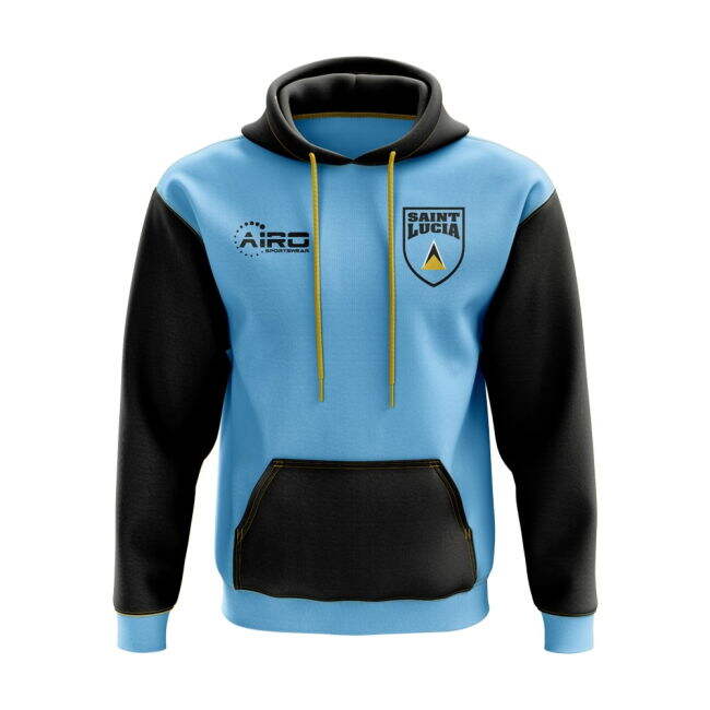Authentic Saint Lucia Concept Country Football Hoody (Sky)