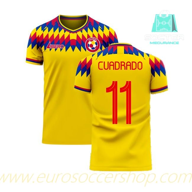 2025-26 Collection Colombia Home Football Shirt Concept (CUADRADO 11)