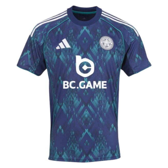 Stylish 2025-2026 Leicester City Away Shirt (Your Name) for Match S...