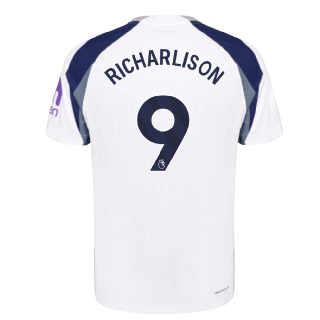 2025-2026 Tottenham Hotspur Authentic Home Top (Richarlison 9)