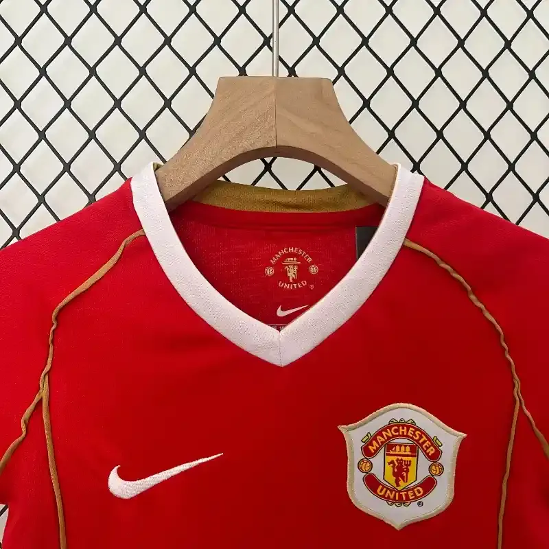 2006-2007 Kids Manchester United Jersey retro kit