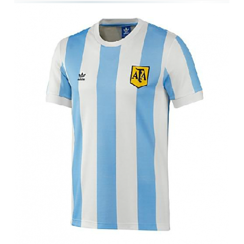 Argentina Home 1978 Retro Soccer Jersey Shirt - Official Replica 10846