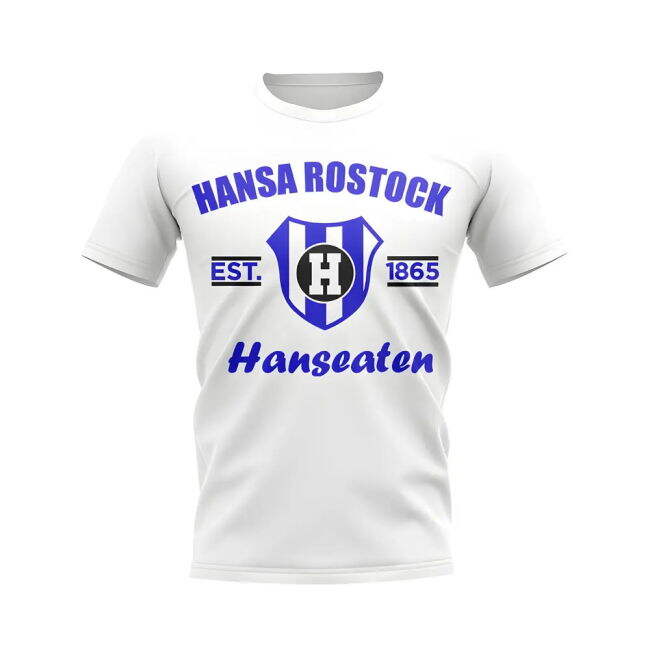 Hansa Rostock Established Football T-Shirt (White)