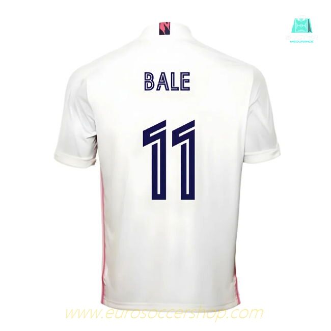 2020-2021 Real Madrid Adidas Home Football Shirt (BALE 11)