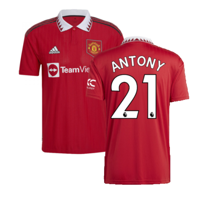 Football Man Utd Home Shirt Antony #21 Top Tier Proud Fresh Look F...