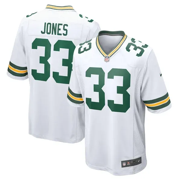 Durable GB Packers Game Jersey - White | NFL Fan Apparel | NFL Footbal
