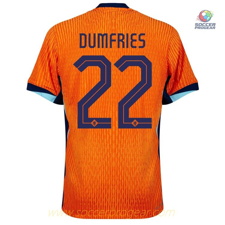 Netherlands Home Team Soccer Shirt 2024-2025 Season Dumfries