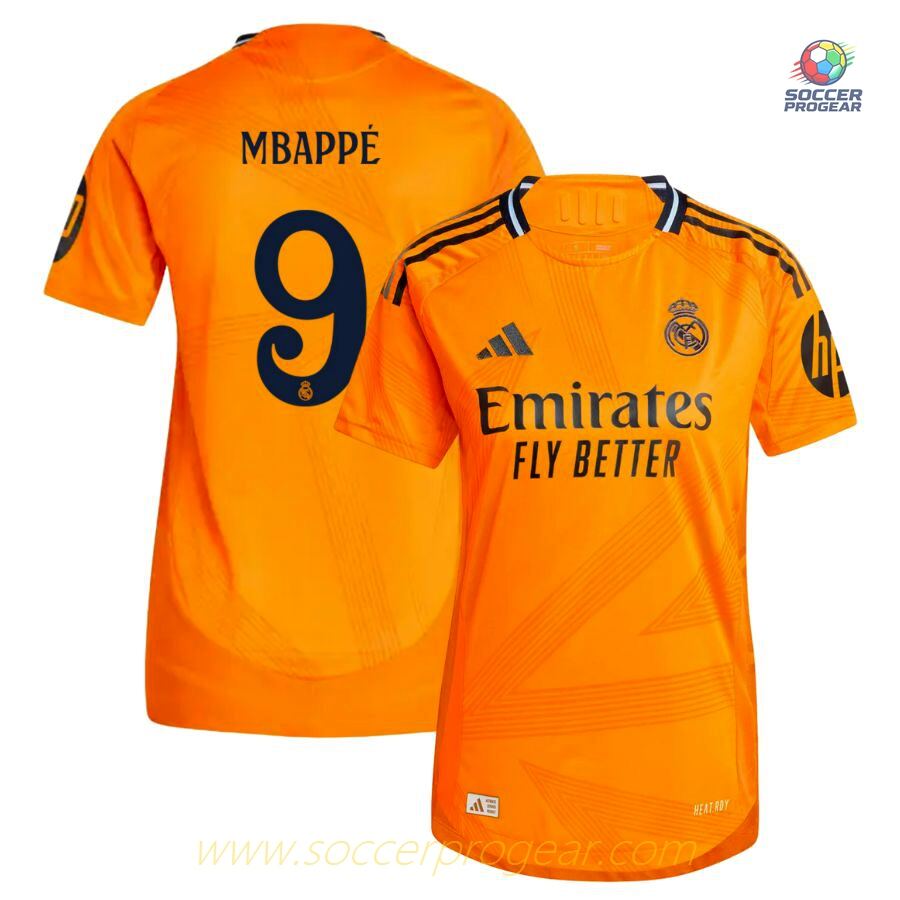 Real Madrid Women's's Away Soccer Team Shirt 2024-2025 Season Mbappe