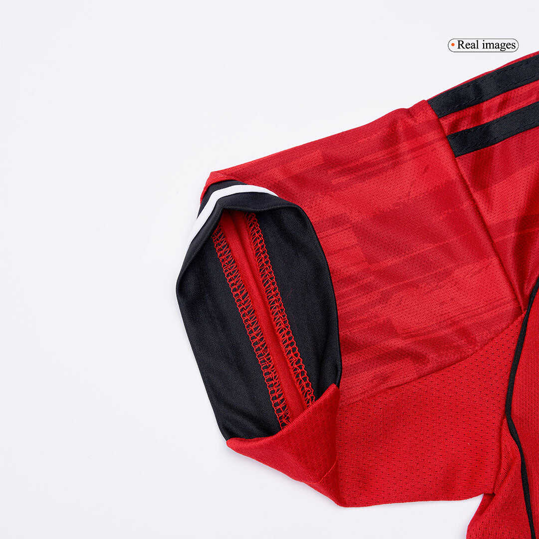 Manchester United Home Kids Soccer Jerseys Kit 2025/26