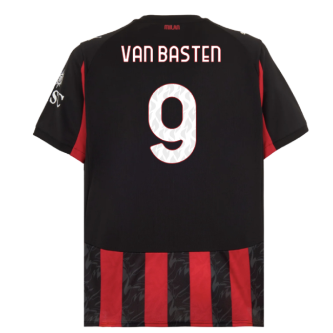 First-class 2025-2026 Ac Milan Home Shirt (van Basten 9)